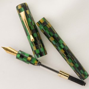 Custom Green and Gold Mosaic