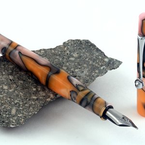 Psycho acrylic custom fountain pen