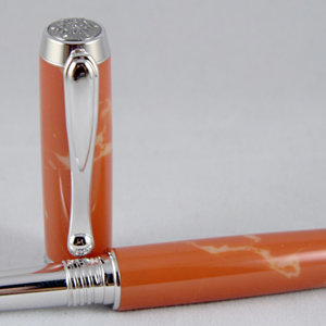 Peachy Orange w/Sand Marble