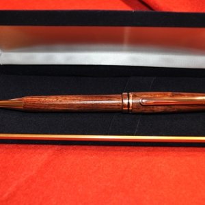 European in Copper turned from Honduras Rosewood