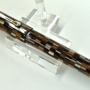 Custom Copper/Brown Checkerboard