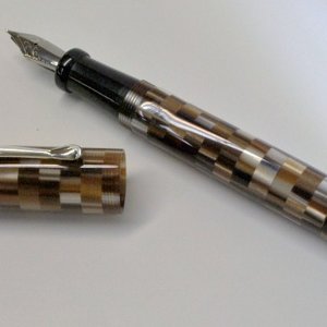 Custom Copper/Brown Checkerboard