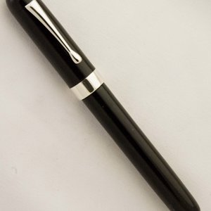 Custom Black Ebonite with Silver Centerband