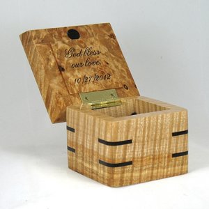 Maple Ring box