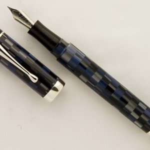 Custom Blue Mosaic with Sterling Silver Accents