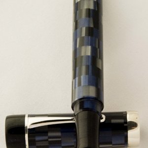 Custom Blue Mosaic with Sterling Silver Accents