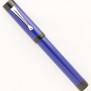 Custom Blue and Black Ebonite Rollerball