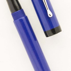 Custom Blue and Black Ebonite Rollerball