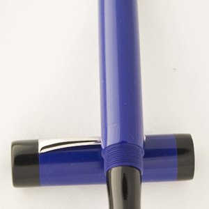 Custom Blue and Black Ebonite Rollerball