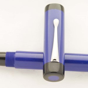 Custom Blue and Black Ebonite Rollerball