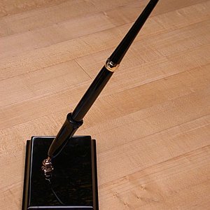 Fountain Desk Pen - Golden Black Inlace Acrylester