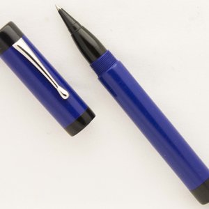 Custom Blue and Black Ebonite Rollerball