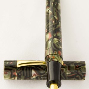 Custom Serpentine Cebloplast Fountain Pen