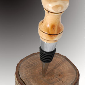 Bottlestopper Yew with inlay