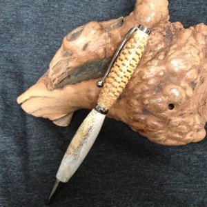 Corn cob with antler slim