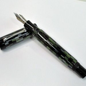 Olive Green Mosaic Custom FP