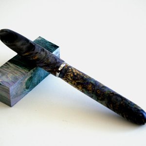 Double dyed boxelder burl
