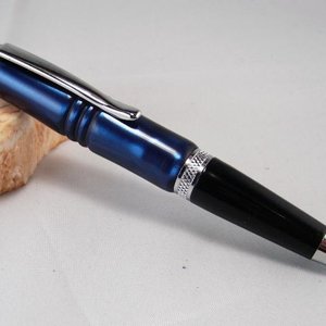 Blue Metallic Sierra Pen