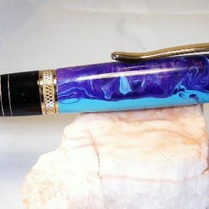 Turquoise Purple Sierra Pen