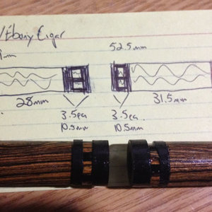 Bacote/Ebony Cigar Setup