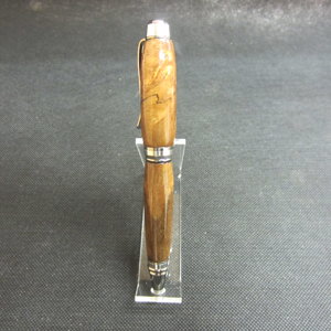 Gmeila Burl Black Ti/Platinum hybrid Cigar Pen