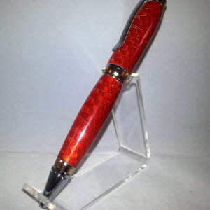 Another Cigar Pen with Red Honeycomb