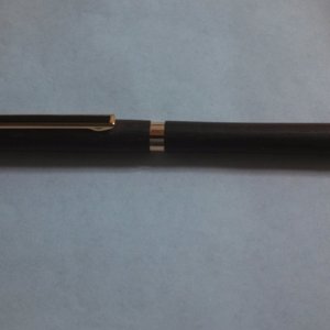 pen from homemade lathe