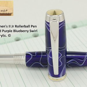 Blueberry Swirl Acrylic Gent II Jr