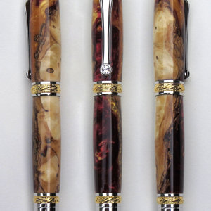 Majestic with Flame Maple Burl/worthless wood.