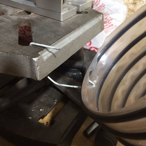 dust collector hose to drill press