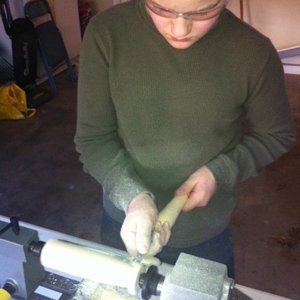 First lathe work #2