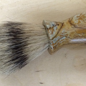Soapstone shaving brush