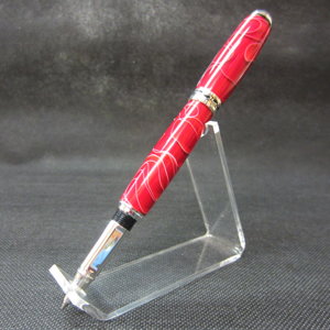 Sterling Silver Sedona Rollerball in Crimson Lucitylic 2