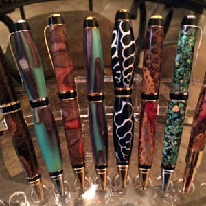 My first pens with my first blanks ever made