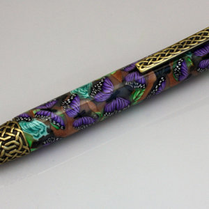 Celtic Polymer Clay Pen by Tina Wissen