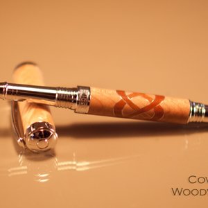 Citizen Rollerball with Soda Can Aluminum Celtic Knot