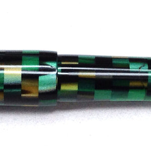 Gold and Green Mosaic Fountain Pen