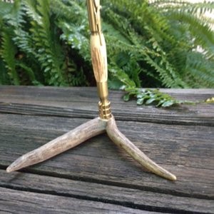 Antler Bullet Pen with Stand