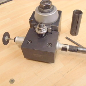 Dremel head in QCTP holder