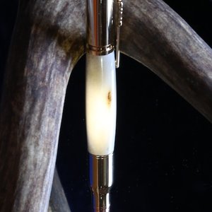 deer antler, bolt action pen