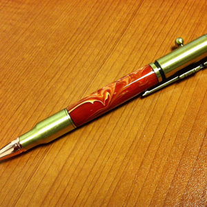 Trustone Mexican Agate Bullet Pen