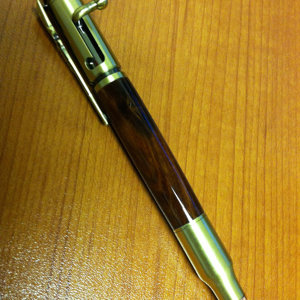 Lignum Vitae Bolt Action Bullet Pen