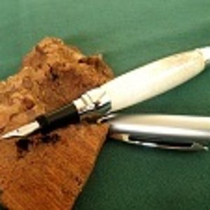 Fountain pen in Mule Deer antler
