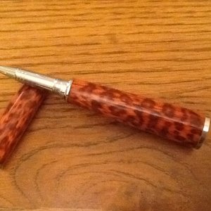 Mexican Snakewood Hour Glass Rollerball