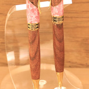 Texas Mesquite and Pink Segmented Perfect Fit