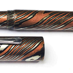 Custom Mokume Gane Fountain Pen
