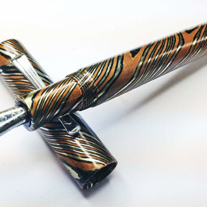 Custom Mokume Gane Fountain Pen