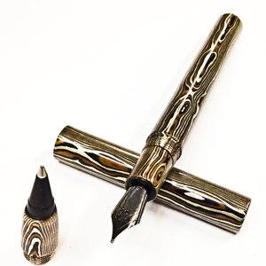 Mokume Gane Rod Pen