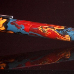 Fosfor Pens - Polyester Resin Fountain Pen