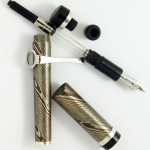 Mokume Gane, Ebonite and Argentium Silver